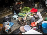 005 - Grinding Vegetables -  Old Quarter - Hanoi