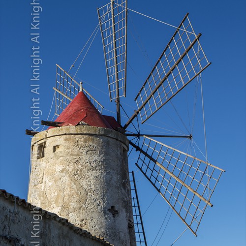 13.-Windmill in the Salt Pans - Sicily Italy